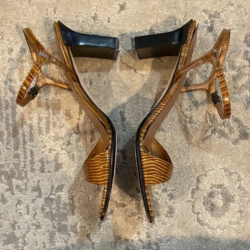 Franco Sarto Brown Strappy Sandals
